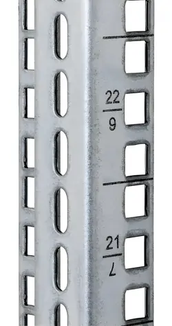 XtendLan TELCO 42U stříbrná / Vertikální montážní lišta / pro rozvaděče šířky 480 mm