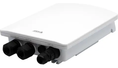 AXIS TU8002-E / PoE midspan injektor / 90 W / Outdoor IP66