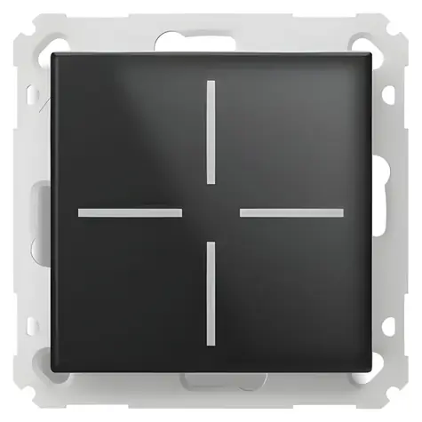 Homematic IP HmIP-WGS-A černá / Skleněný dotykový ovladač
