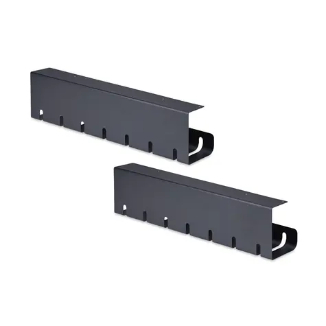 StarTech kabelový žlab pod stůl černá / Kabelový žlab / ocel / 530×110×130 mm / nosnost 5 kg