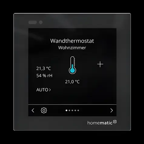 Homematic IP Glass Display Plus / Ovládací panel / HmIP-WGD-PL