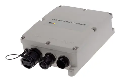 AXIS Midspan 30W / PoE injektor / IEEE 802.3af / Outdoor