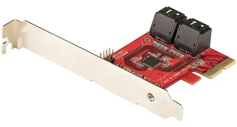StarTech PCIe karta SATA III 4 porty / Řadič SATA / PCI Express / 4x SATA III / čipset ASMedia ASM1164