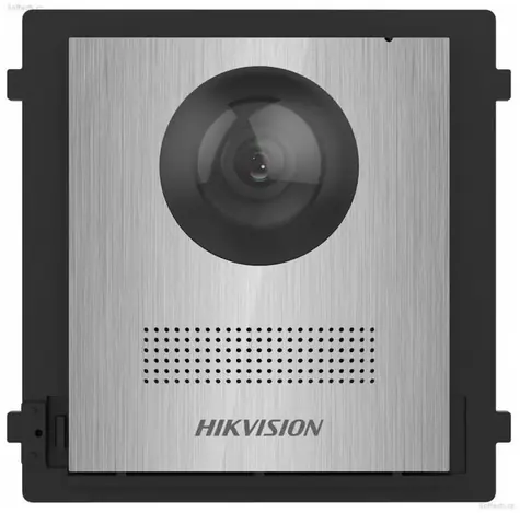 Hikvision DS-KD8003Y-IME2/NS nerez / Modul interkomu / 1 tlačítko / 2MP kamera / 180° / IP65