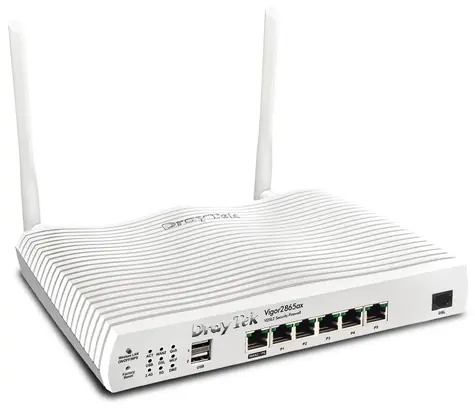 DrayTek Vigor 2865ax-B / Modem router / VDSL2/ADSL2+ / Wi-Fi 6 AX / Dual-Band / 5x Gigabit LAN / USB