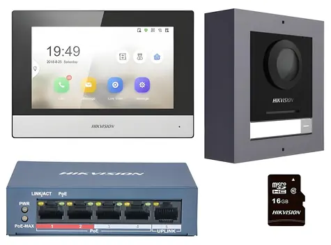 Hikvision DS-KIS602(B) / Sada IP videotelefonu / 7