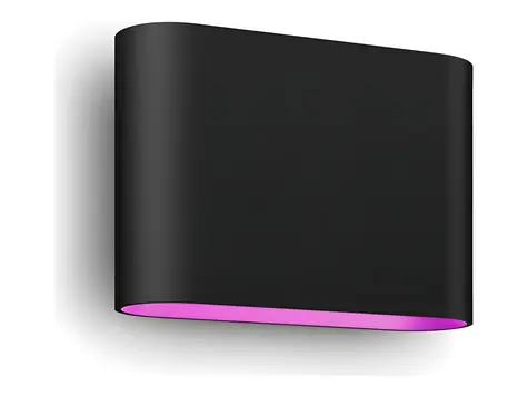 Philips Hue Dymera černá / Venkovní nástěnné svítidlo / RGB / stmívatelné / Bluetooth/Zigbee / IP44