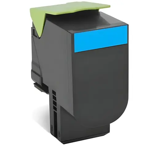 Lexmark 802XCE extra vysokokapacitní korporátní tonerová kazeta modrá / pro CX510 / 4000 stran