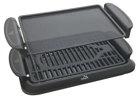 Cattara OMEGA 2v1 / Elektrický gril / 900-1100 W / 36x24 cm / Rošt a teppanyaki