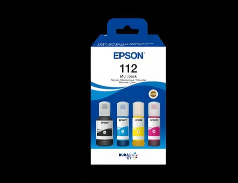 Epson T06C6 112 EcoTank / Inkoustová náplň / Originální / Multipack 4 barvy / 127 ml + 3x70 ml