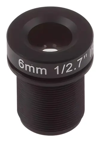 AXIS Lens M12 6.0 mm F1.9 / Objektiv / IR korekce / vyměnitelný IR cut filtr / balení 10 ks