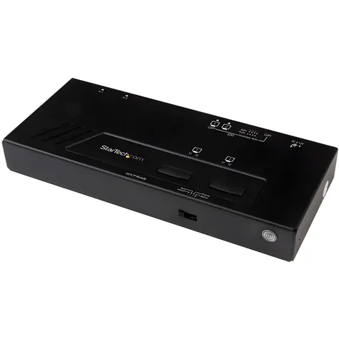 StarTech 2X2 HDMI Matrix černá / Přepínač / 2 vstupy / 2 výstupy / 4K / 7.1 kanálů zvuku / napájecí adaptér