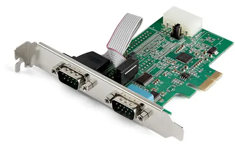 StarTech PCIe karta 2x sériový RS-232 / Řadič / PCIe x1 / Asix AX99100 / 16950 UART