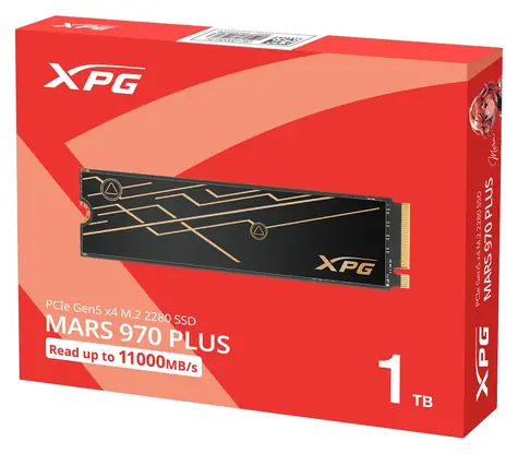 ADATA MARS 970 PLUS 1 TB / SSD / M.2 2280 / PCIe Gen5 / čtení: 10 500 MB/s / zápis: 9 500 MB/s