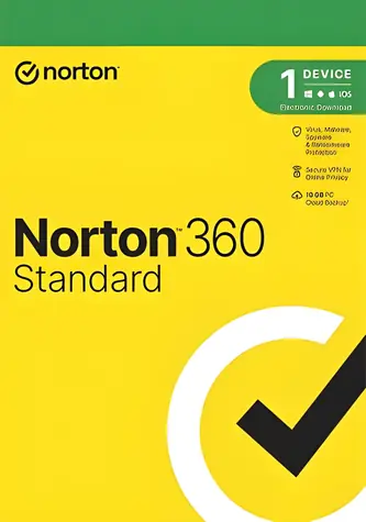 Norton 360 Standard / Antivirový software / VPN / 10 GB úložiště / 1 zařízení / 3 roky