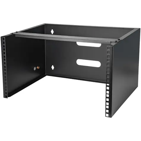 StarTech 6U nástěnný regál černá / Regál / nosnost 20 kg / šířka 498 mm / hloubka 350 mm