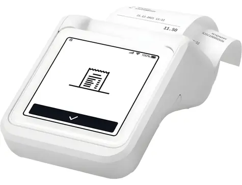 SumUp SOLO Printer bílá / Platební terminál / Tiskárna účtenek / Bluetooth / Wi-Fi / Dotykový displej