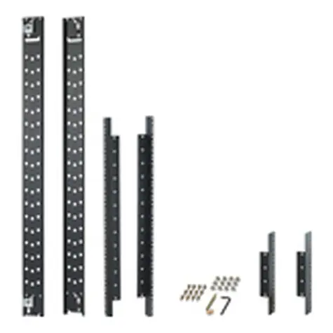 APC NetShelter SX 42U 600mm černá / Montážní lišty / Zapuštěné provedení / Pro racky 19”