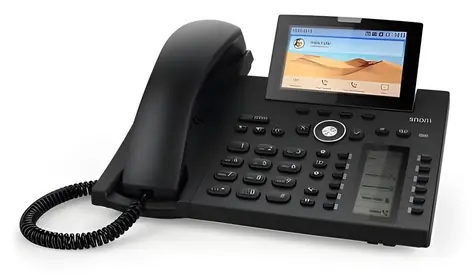 Snom D385 černá / IP telefon / 4.3