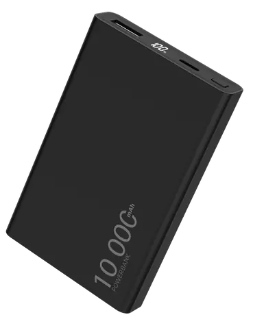 WG Powerbanka 10000 mAh černá / Powerbanka / USB-C PD 20W / USB-A QC 22,5W