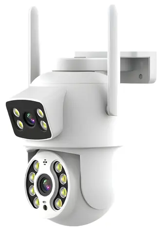 IMMAX NEO LITE SMART Security DOUBLE / Venkovní IP kamera / P/T 355°/90° / Wi-Fi / 2× 2MP / ONVIF / TUYA