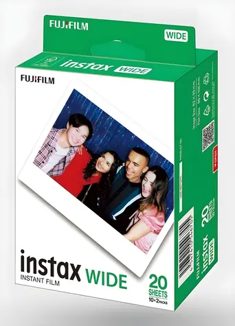 Fujifilm Instax Wide Film 20 ks / Instantní film / formát 108 x 86 mm / ISO 800