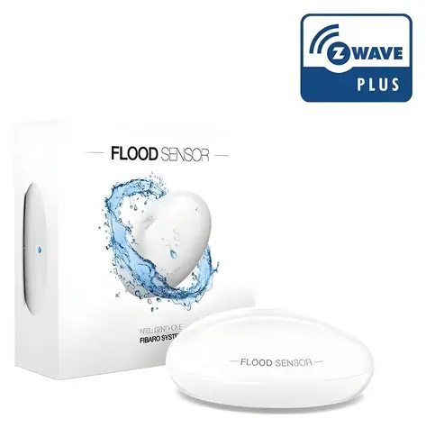 Fibaro FGFS-101 ZW5 Flood-Control / Detektor zaplavení / Bluetooth / vnitřní i venkovní