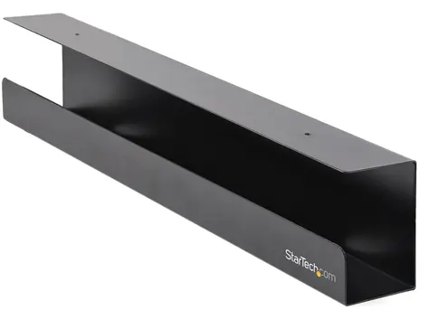 StarTech Kabelový žlab černý 600 mm / Kabelový žlab / ocel / 600 × 120 × 80 mm / 1,2 kg