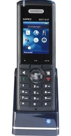 Agfeo DECT 60 IP černá / DECT/VoIP telefon