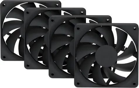 HYTE FA12 4ks černá / Ventilátor / 120 mm / 1500 RPM / 28 dB / 4-pin PWM