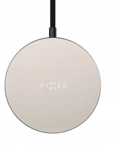FIXED MagPad Slim titanová / Bezdrátová nabíječka / Qi2.2 / MagSafe / 25W