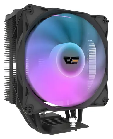 Darkflash Z4 PRO MIST černá / Chladič procesoru / 4x heatpipe / 120mm PWM ventilátor / ARGB / TDP 200W