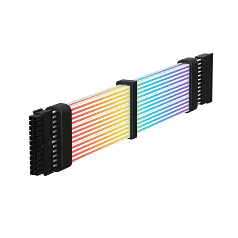 Gamemax prodlužovací kabel ATX 24-pin černá / Prodlužovací kabel / Napájení PC
