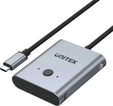 Unitek D1078A / KVM přepínač / USB-C / 4K / obousměrný