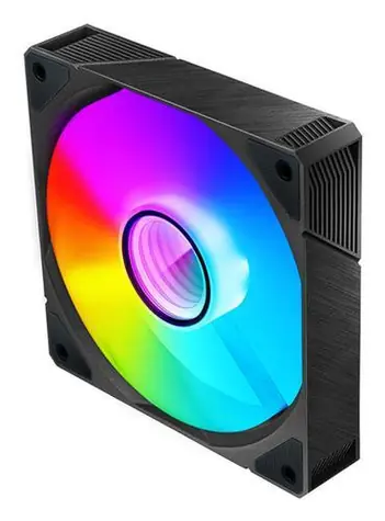 AZZA Pro ARGB černá / Ventilátor / 120 mm / PWM / 450-2200 RPM / 57,5 CFM / 34 dB