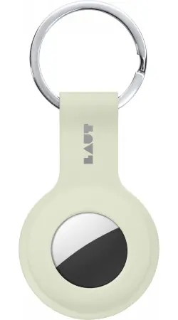 LAUT HUEX TAG šalvějově zelená / Pouzdro na Apple AirTag / S klíčenkou
