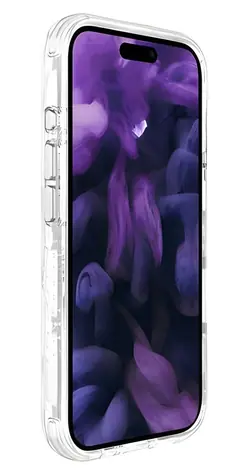 LAUT Crystal Matter X černá / Ochranný kryt / iPhone 16 Pro / MagSafe / IMPKT Cell Technology
