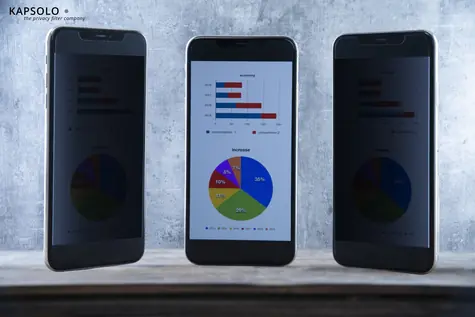 KAPSOLO 2-Way Privacy fólie pro HTC U12 Life / Ochranná fólie / Privacy / 3H