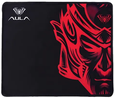AULA Coaster Wind Red / Herní podložka pod myš / 250 x 210 mm / černá
