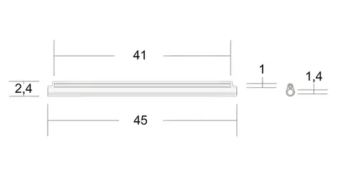 Opticord OPTIX Ochrana optického svaru 45mm Premium / Ochrana svaru / Transparentní / 100 ks