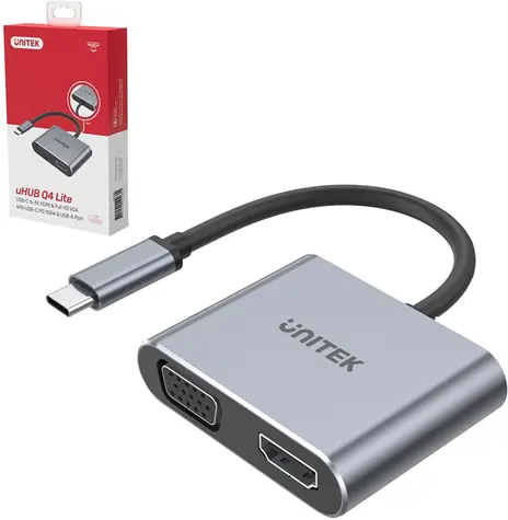 Unitek Q4 Lite (D1049A) / Dokovací stanice / USB-C