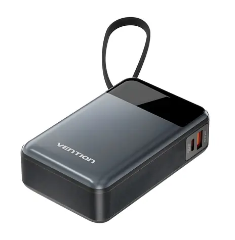 Vention Powerbanka 20000 mAh černá / Powerbanka / 65 W / 2x USB-C / 1x USB-A
