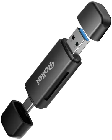 Rollei čtečka paměťových karet 2v1 / Čtečka karet / SD a microSD