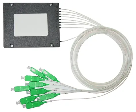 XtendLan Optický rozbočovač 1:8 / Optický rozbočovač / SC/APC / Singlemode PLC / 1260-1650 nm / 1 m
