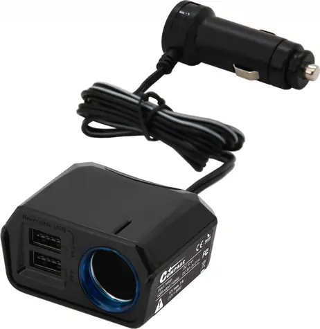 Compass Autonabíječka SELECT / Nabíječka do auta / 2x USB 2400mA / výstup 12V/7A