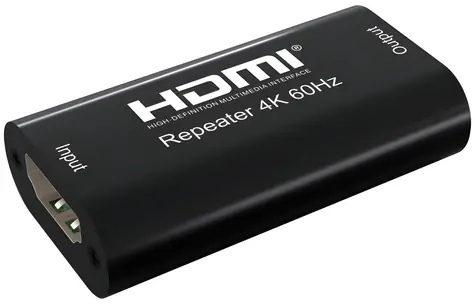 Techly IDATA-HDMI2-RIP4KT černá / HDMI repeatér / HDMI 2.0 / 4096x2160px / do 40 m / HDCP