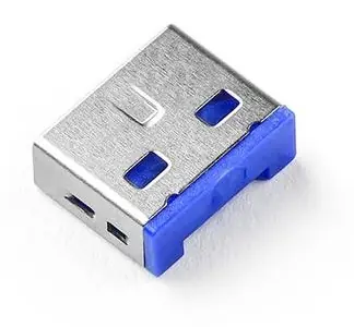 SmartKeeper Basic UL03PKDB tmavě modrá / Blokátor portů / USB-A / s klíčem / 6 ks