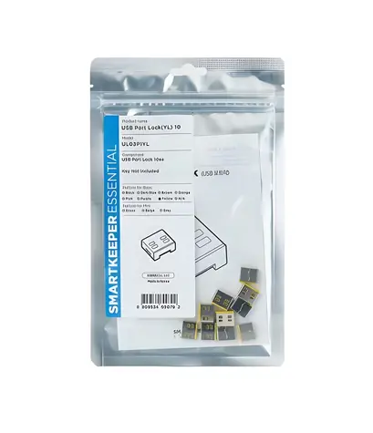 SmartKeeper Basic Blokátor portů USB-A žlutá / Blokátor portů / 10 ks