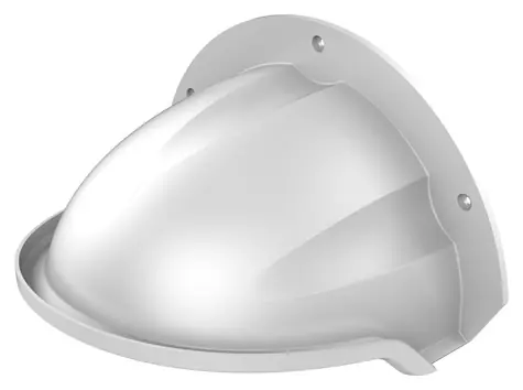 LevelOne CAS-7309 bílá / Kryt proti dešti / pro Dome IP kamery / Kompozitní vlákno
