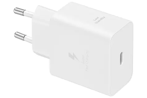 Samsung Nabíječka USB-C 45W bílá / Napájecí adaptér / Super Fast Charging 2.0 / kabel USB-C 1,8 m